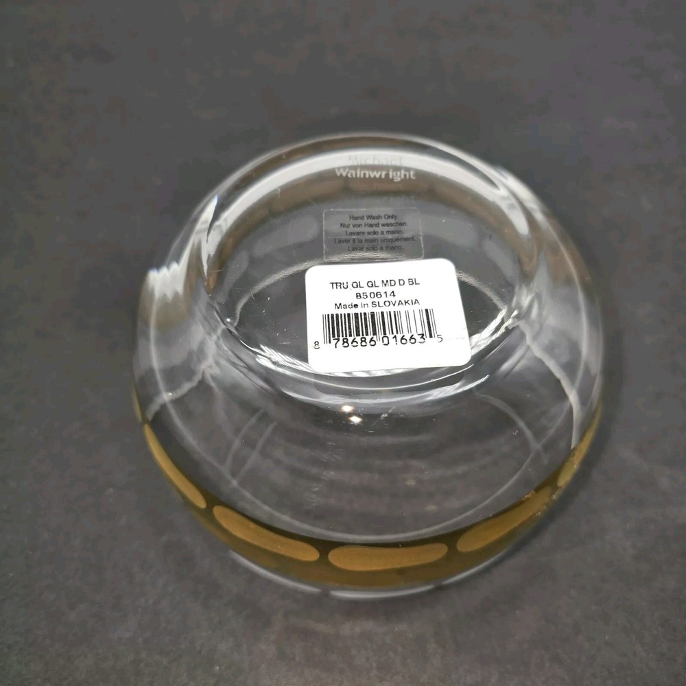 Truro Platinum Bowl by Michael Wainwright EUC 5" x 3"
