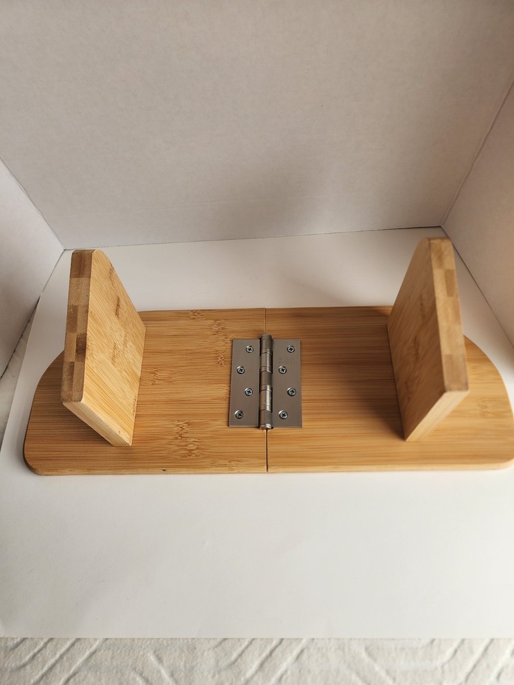 Foldable Bamboo meditation stool for proper spinal alignment foldable