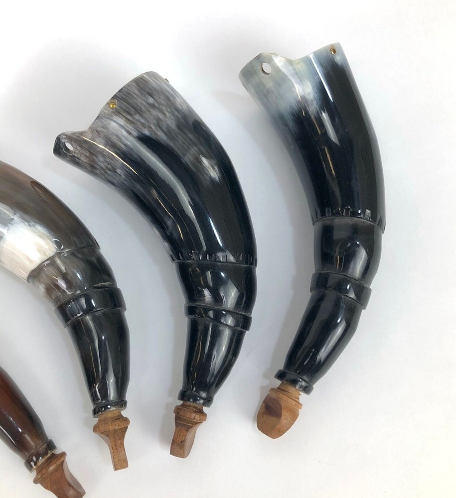 Small Colonial Priming Horn - Mottled