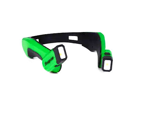 SNAP ON ECHDF042 G HIGH-TECH HEADLAMP LIGHT GREEN 450 LUMENS Rechargeable NEW