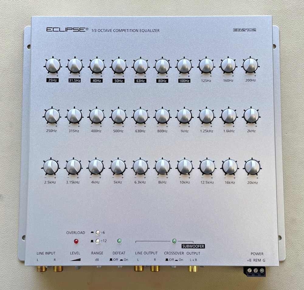 Old School Eclipse EQ2102 — 1/3 Octave Competition Equalizer, NOS #381