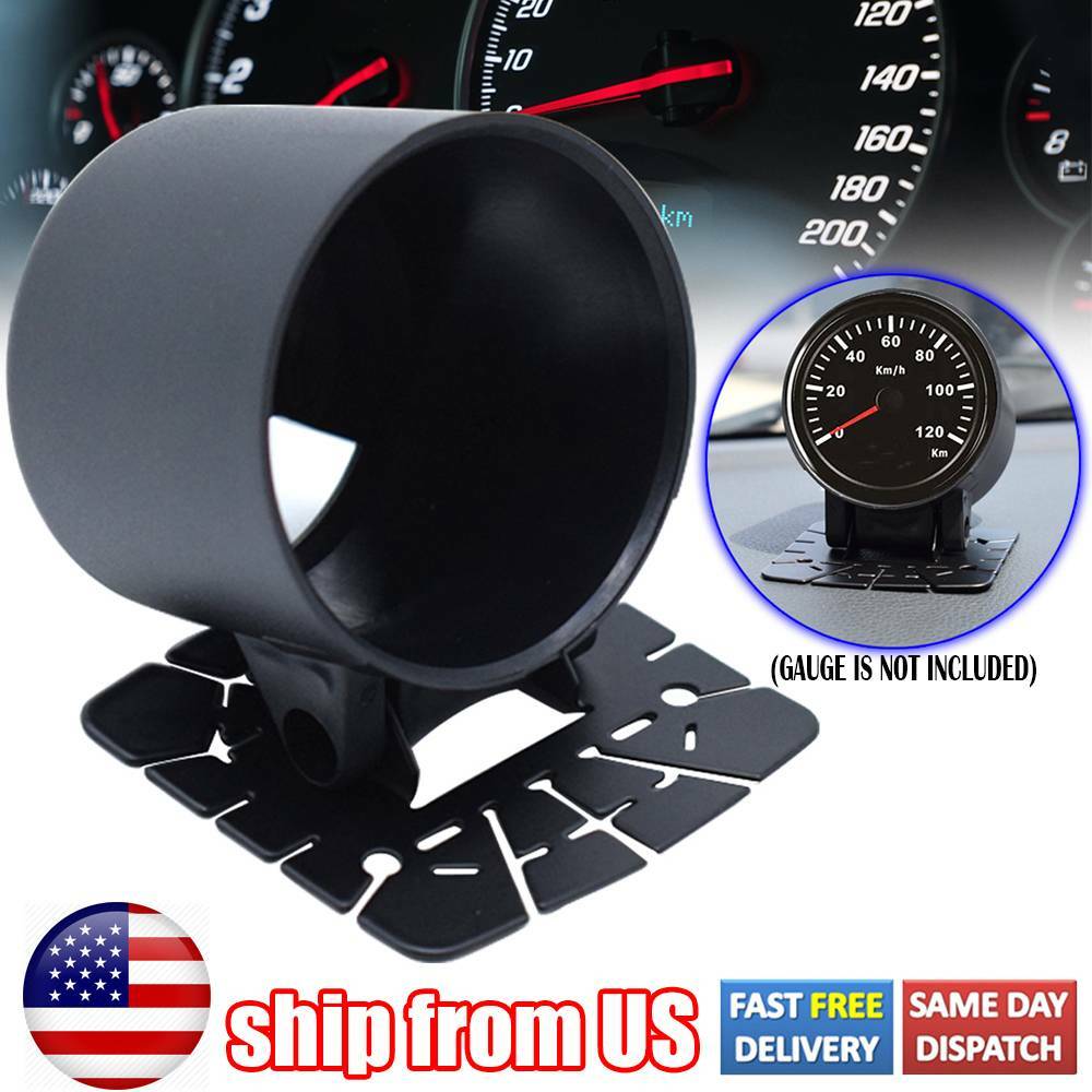 Universal 52mm 2 " Single Gauge Pod Mount Holder Dashboard Bracket Meter Cup ABS