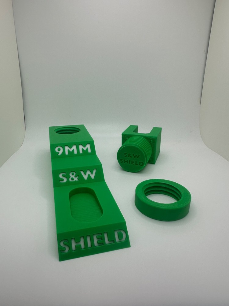 Custom Pistol Stand designed for Smith & Wesson shield 9 w/TLR6 Streamlight