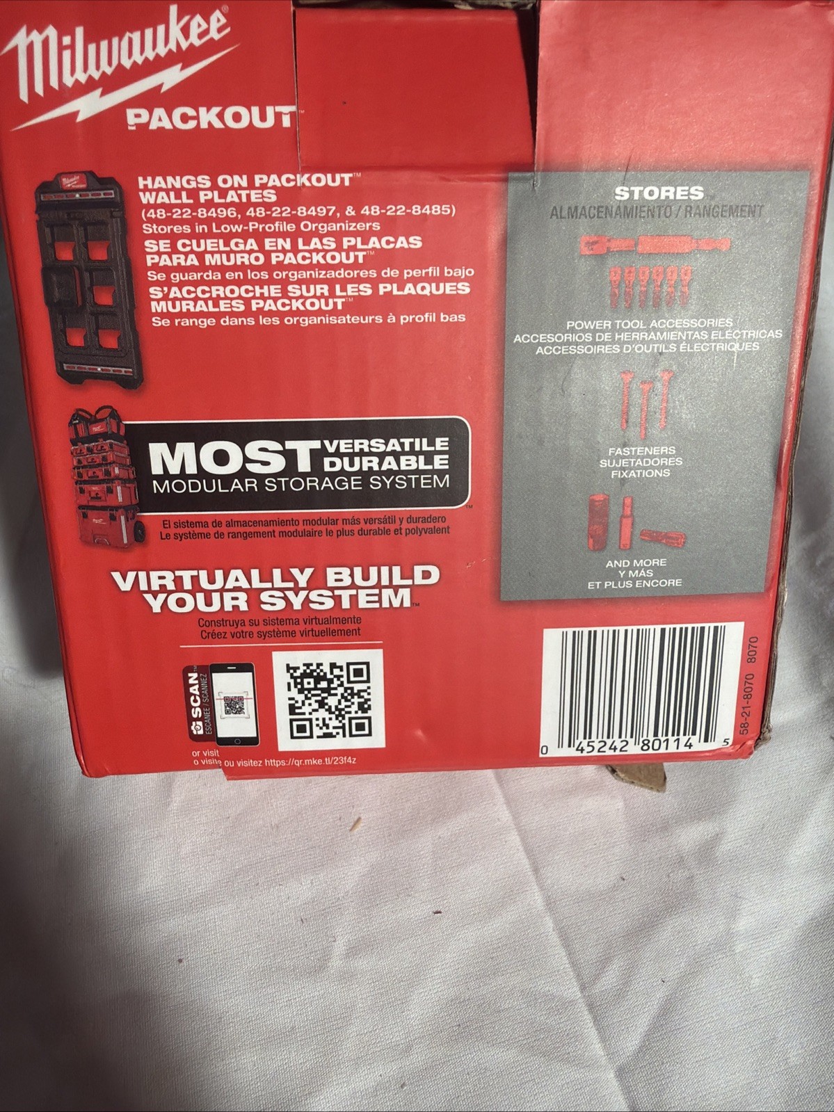 NEW Milwaukee 48-22-8070 PACKOUT Magnetic Wall Mounted Bin