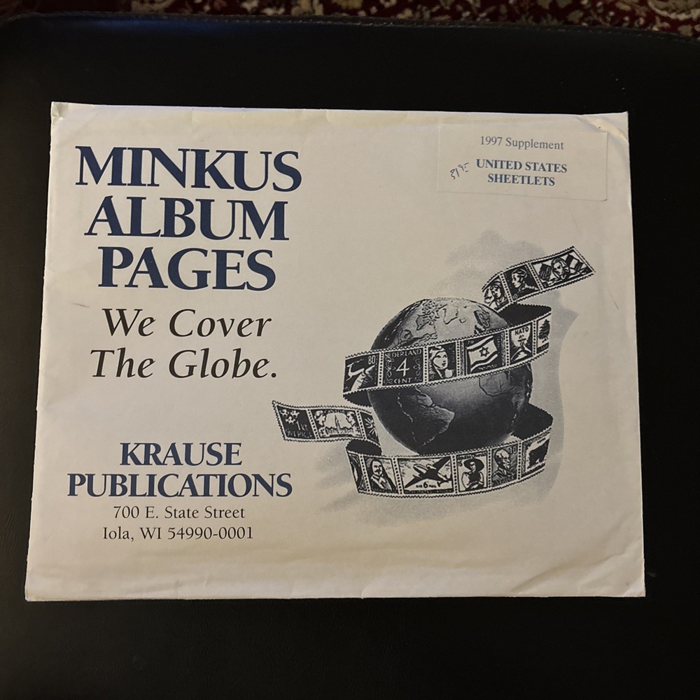 Minkus Album Pages - 1997 Supplement - US Sheetlets