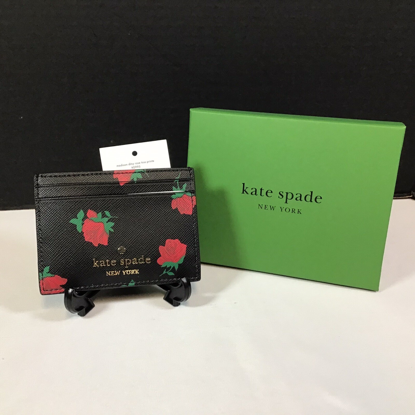Disney X Kate Spade New York Madison Rose Toss Printed Slim Card Holder KE995