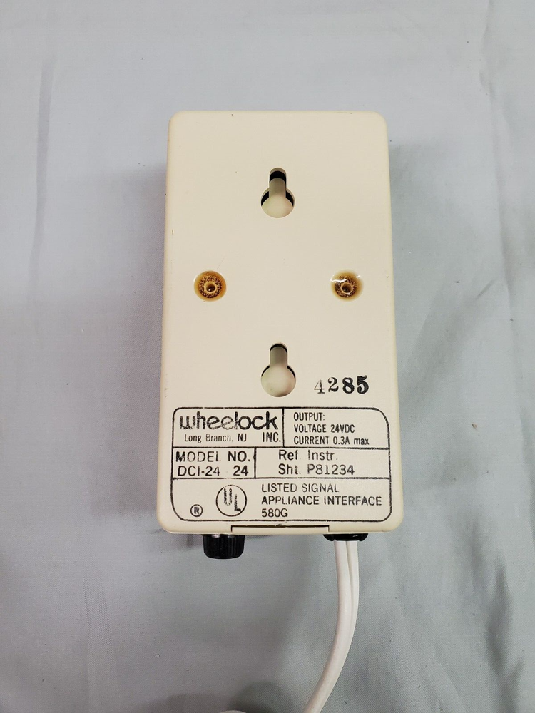 Wheelock DCI-24-24 Dry Contact Interface 120VAC Input 24VDC Output