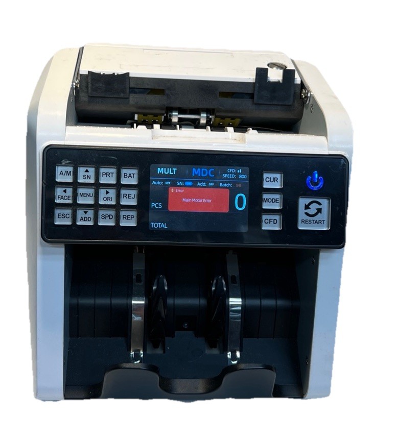 Counter Machine Mixed Denomination Value Counting UV/MG/IR/DD...