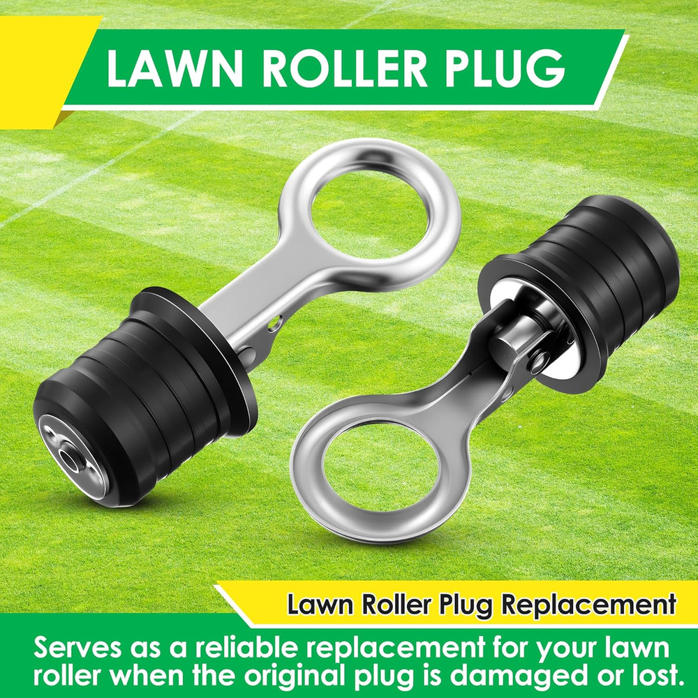 2 Pack Lawn Roller Plug Replacement for 49467 (1-1/4"), Compatible with 45-0604