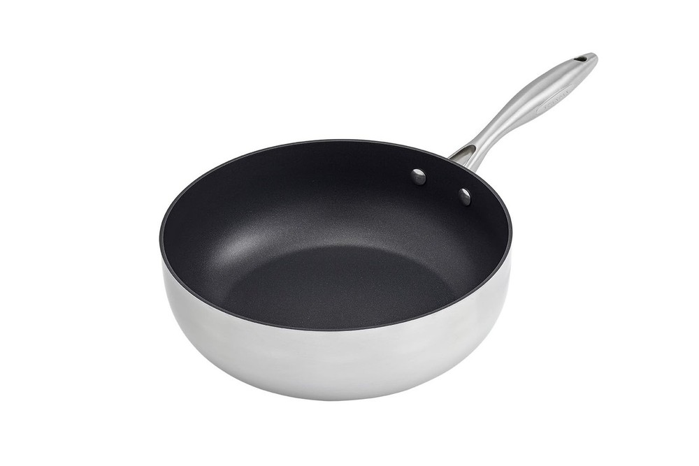 Scanpan - 65082600 Scanpan CTX Covered Deep Sautè Pan, 4 Quart, Silver