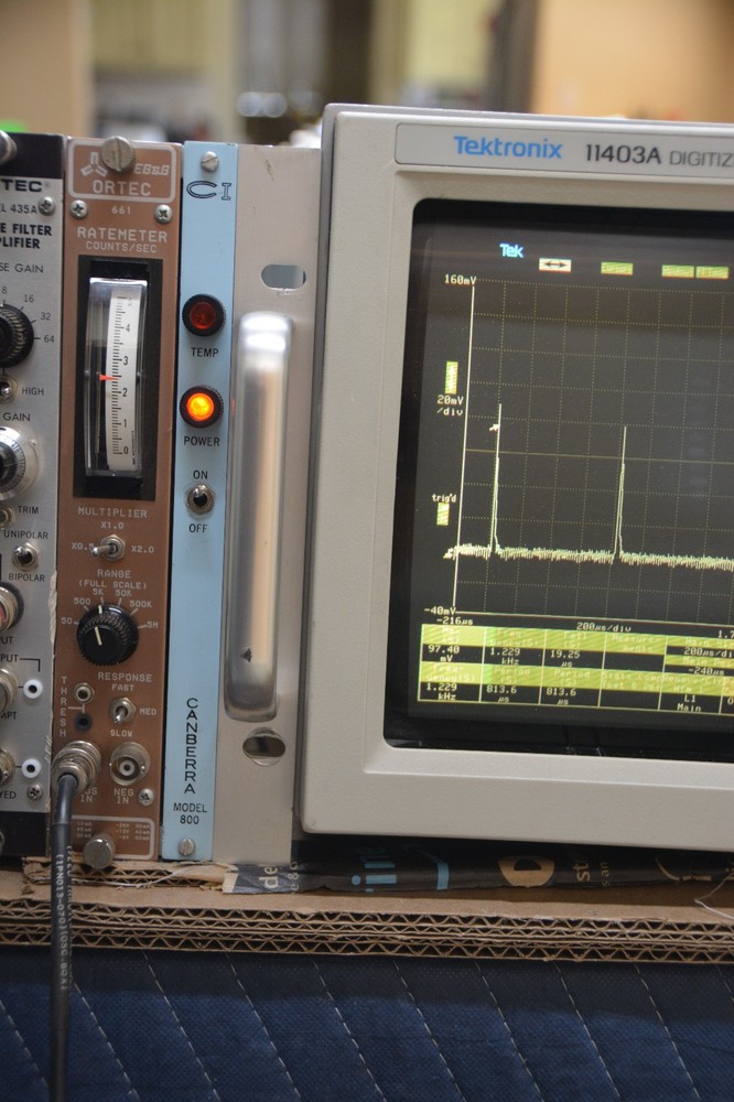 ORTEC 661 ANALOG RATEMETER NIM BIN MODULE, EXC. COND., TESTED
