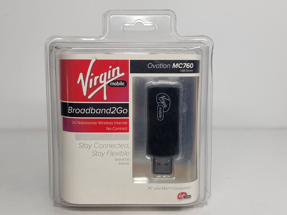 Virgin Mobile Ovation 3G Broadband2Go USB Device MC760 BRAND NEW Sealed