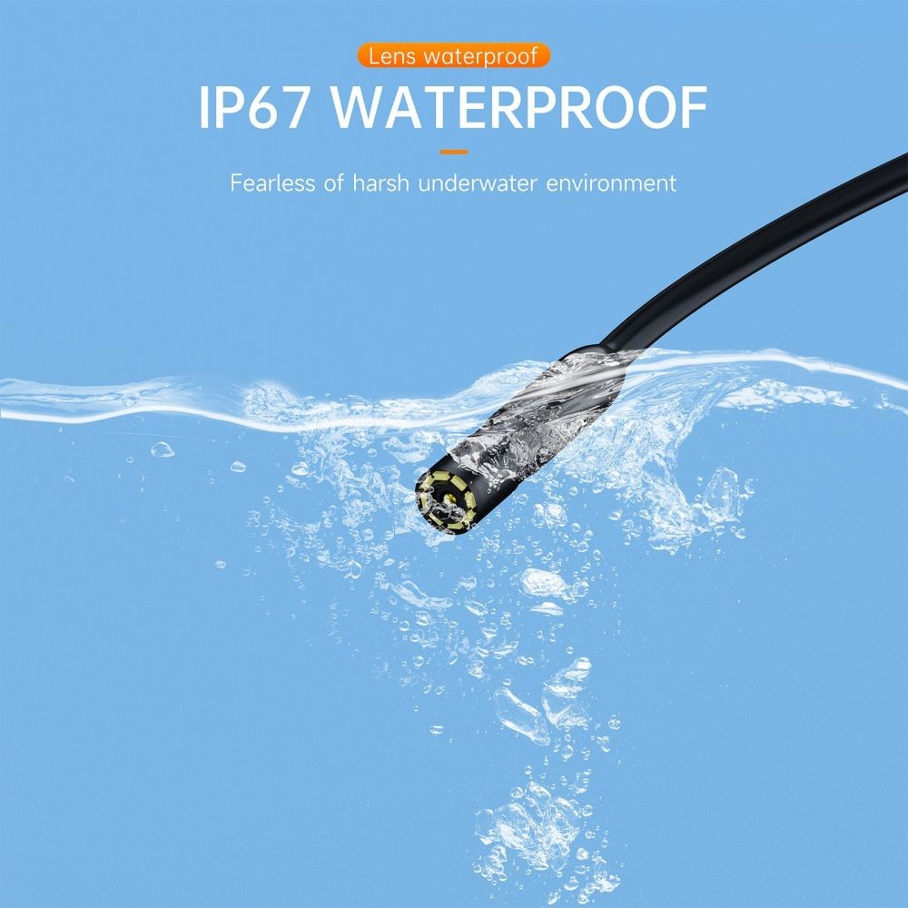 5.5mm Small head Camera For iOS iPhone 17/16/15/14 Android Endoscope Waterproof