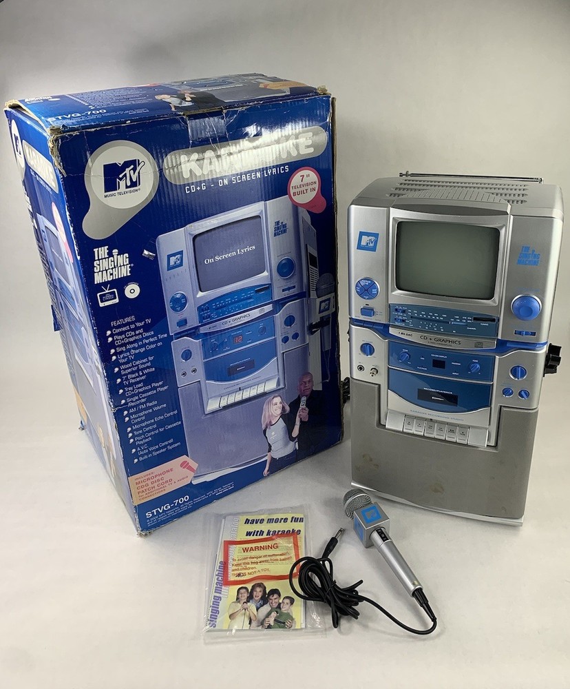 MTV The Singing Machine STVG-700 Karaoke Machine