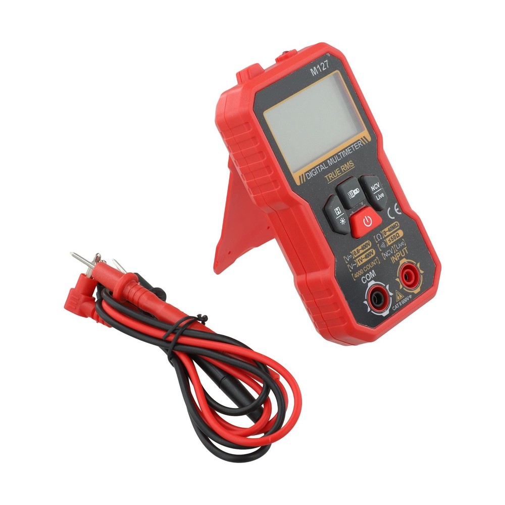Compact Digital Multimeter with Non Contact Voltage Detector for Testing
