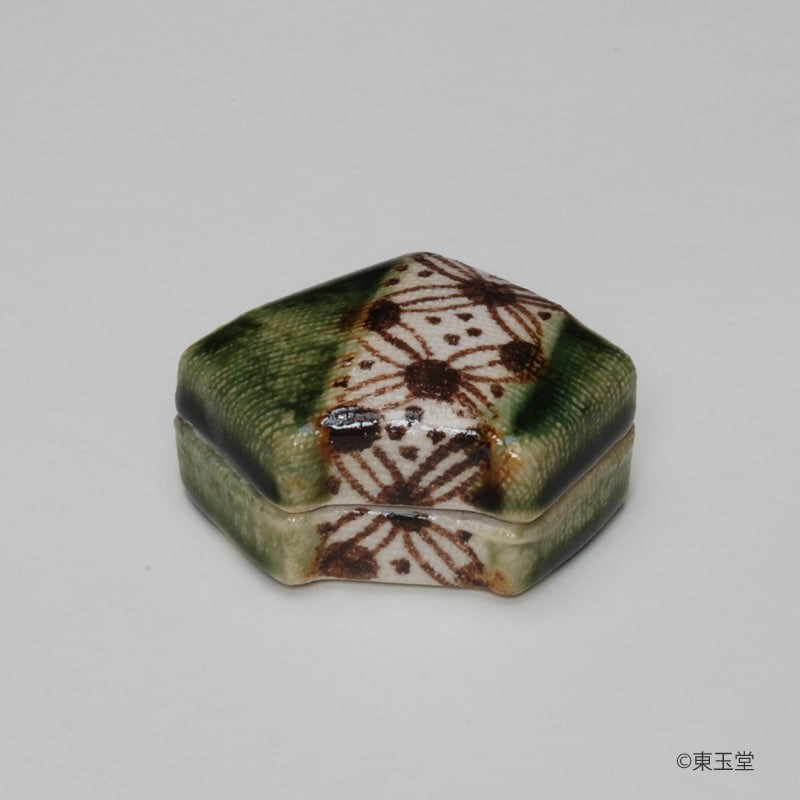 Oribe Incense Container (Kogo)