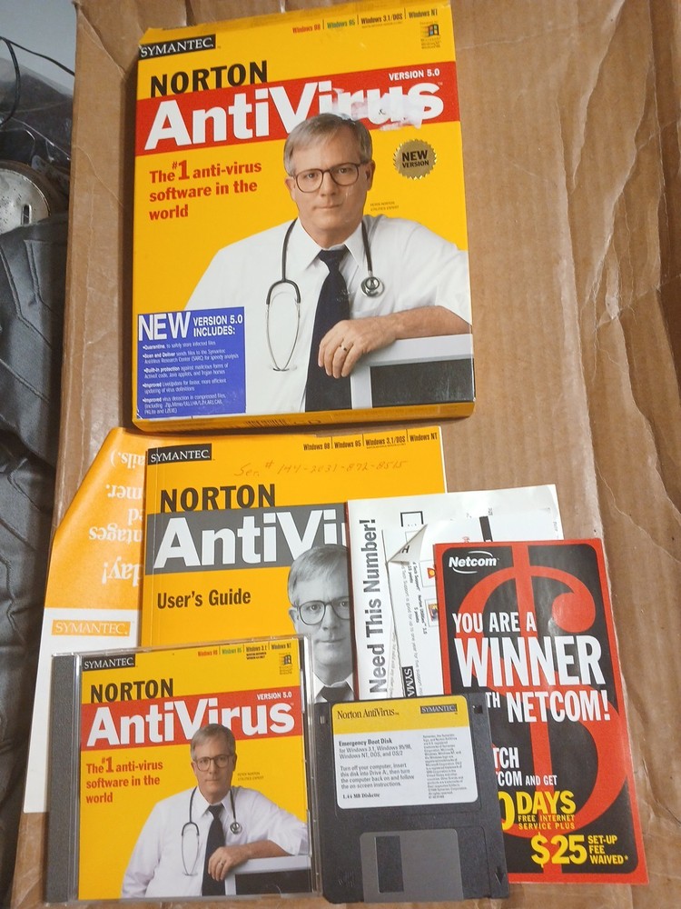 Symantek Norton Antivirus Version 5.0 (1998)