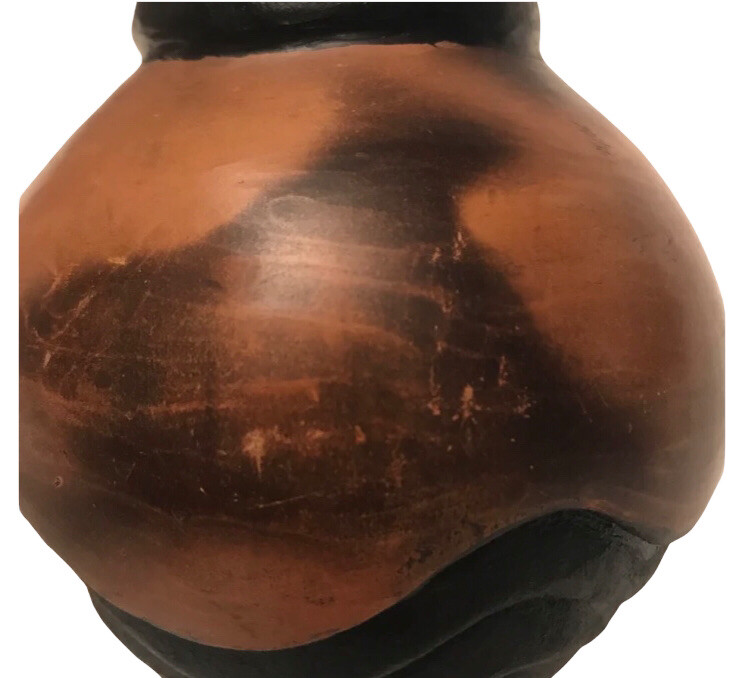 Peru Pottery Artwork Handmade Chulucana Peru Pottery Vase