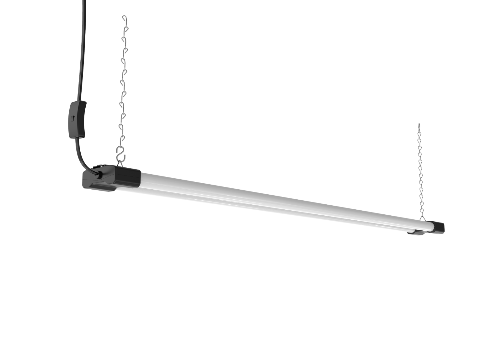 4 FT Linkable LED Shop Light 40W 5000K Bright Daylight 4000 Lumens Inline Switch