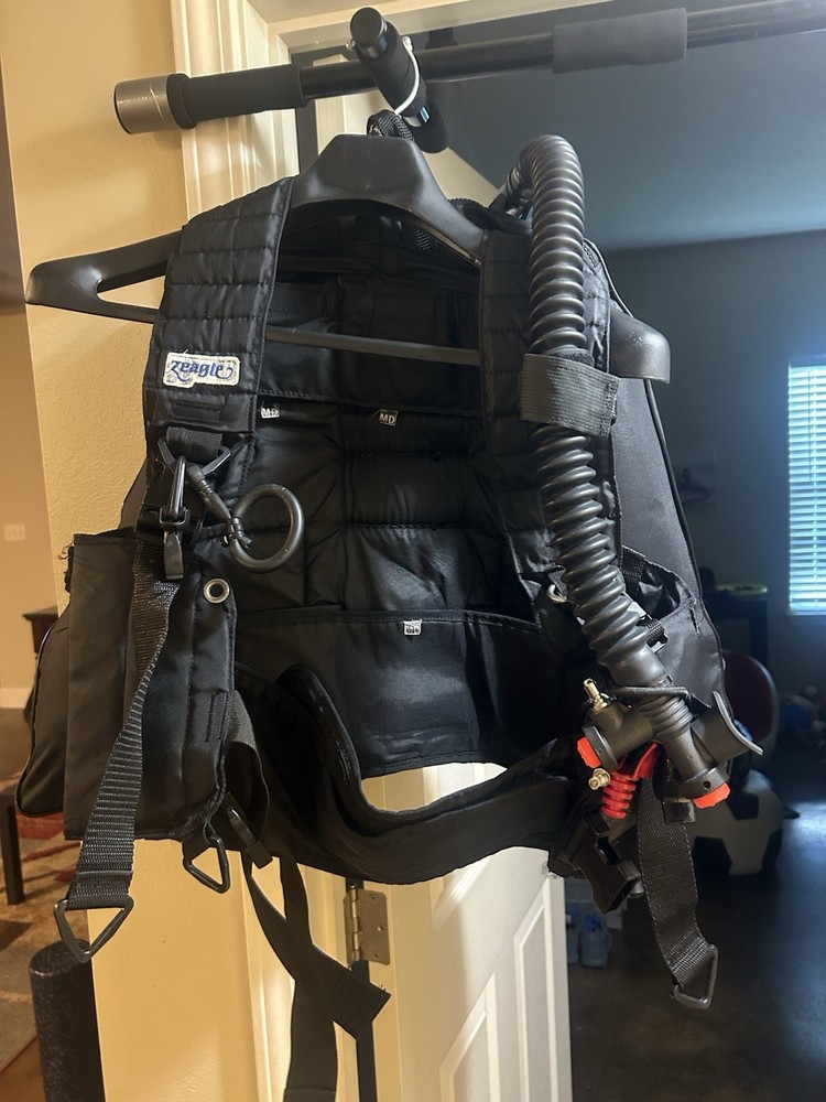 Zeagle Buoyancy Compensator Black Scuba Diving BCD