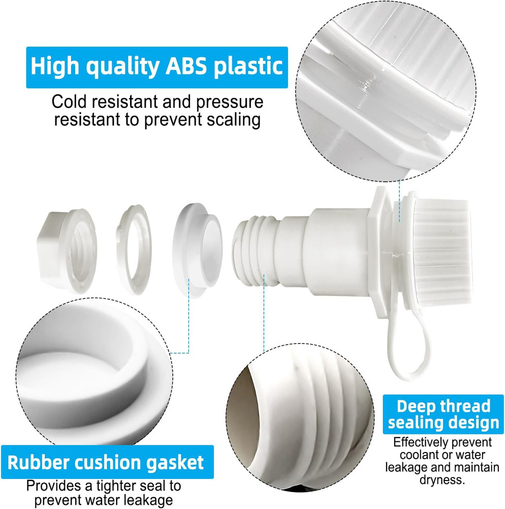 Threaded Drain Plug Replacement for Igloo Cooler, with Igloo 50-165 Qt Cooler...