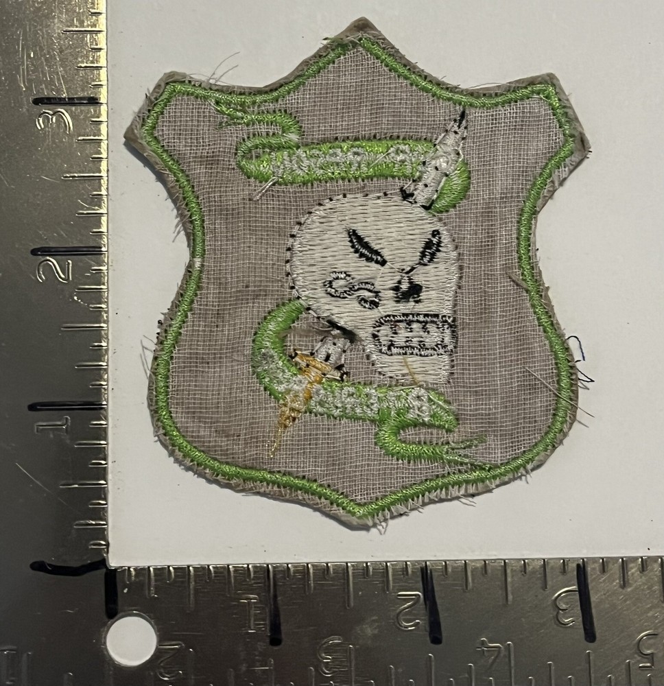Patch - MONKEY MOUNTAIN - Deaths Head - RECON TEAM CRUSADER - Vietnam War
