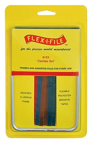 Flex-I-File 123 Combo Set with Frame & Sanding Tapes