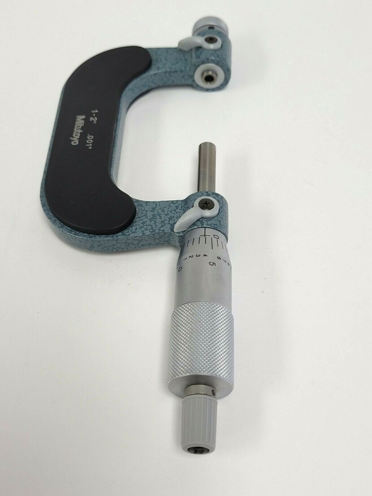 1-2" SCREW THREAD MICROMETER NO ANVILS MITUTOYO 126-138