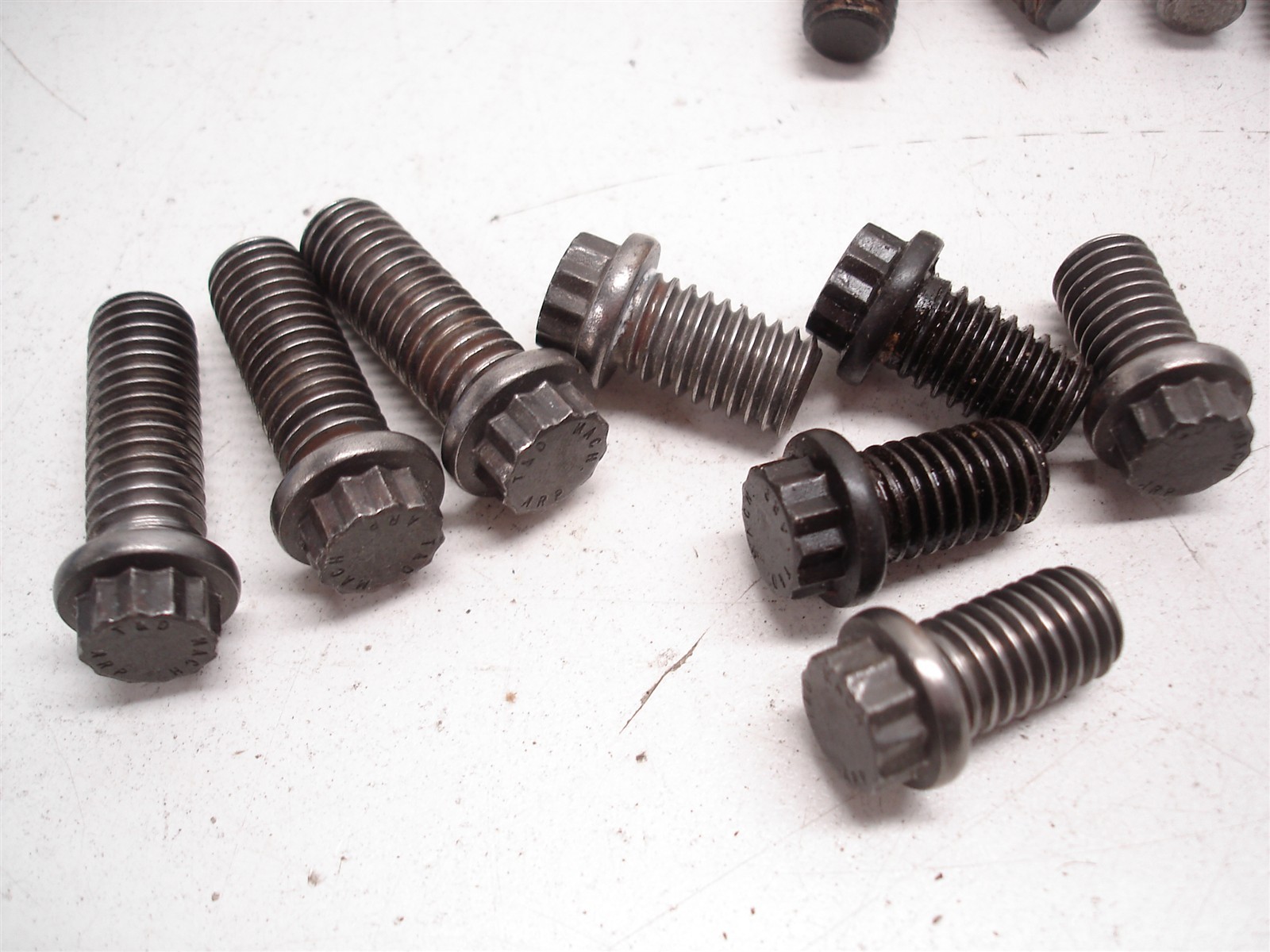 20 NASCAR T&D / JESEL ARP 12pt ROCKER ARM STAND TO HEAD HOLD DOWN BOLTS 7/16"