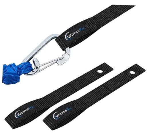 Soft Loops Jet Ski Cleats | Secure Loop Straps for Attaching Docking 2 PACK