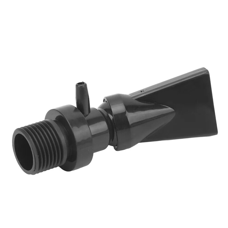 Aquarium Pump Duckbill Nozzle Universal Adjustment Oxygenating Function Black