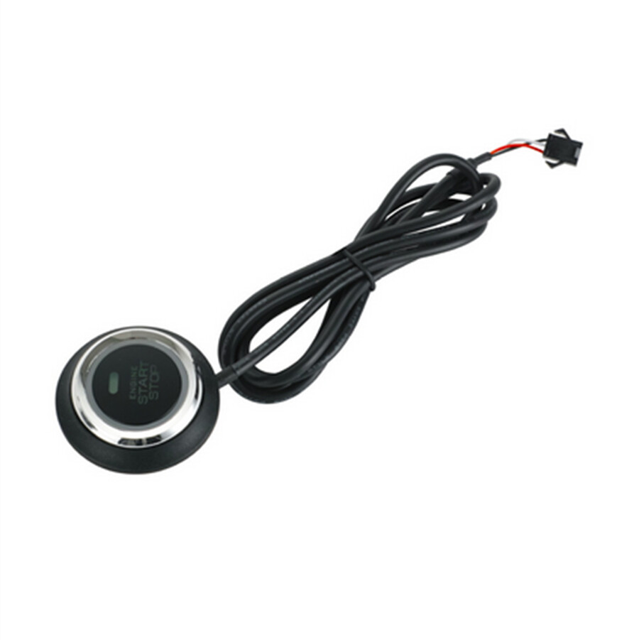 Motorcycle Engine Ignition Keyless One-button Start Anti-theft Alarm System Kit