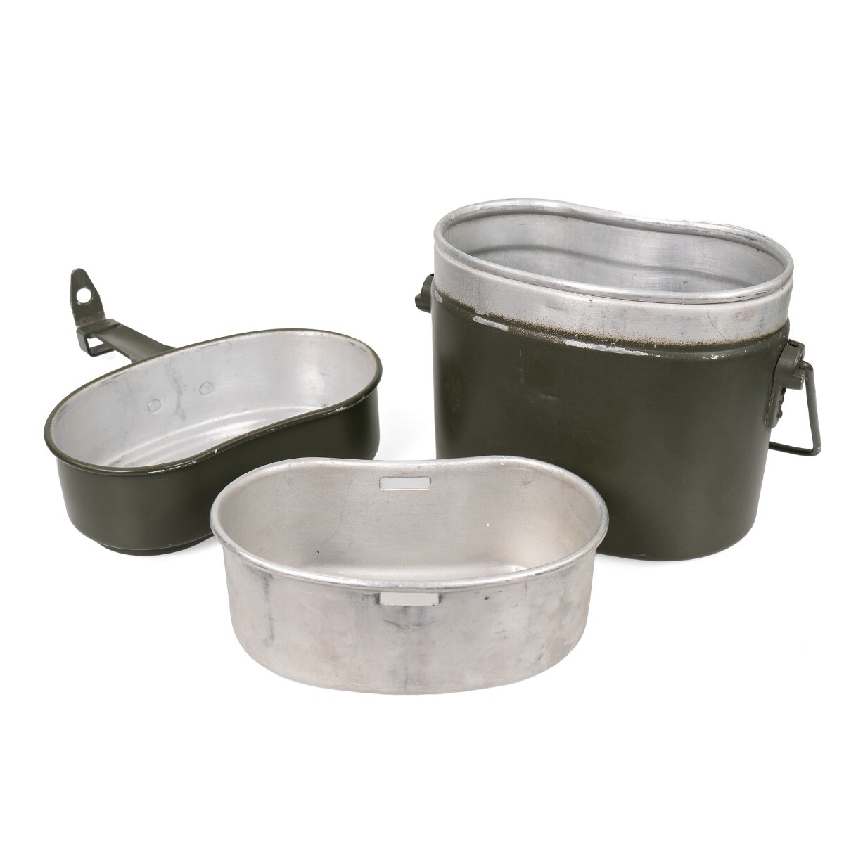 Original Austrian Army 3-Piece Mess Kits- Genuine Military Surplus-Camping Set
