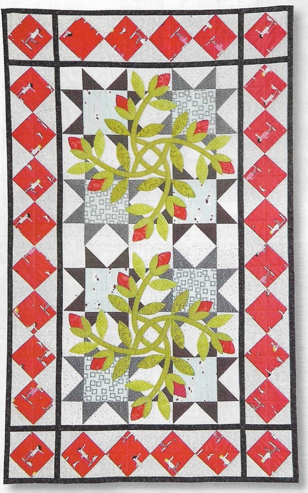 A Modern Holiday Table Runner Quilt quilting pattern instructions