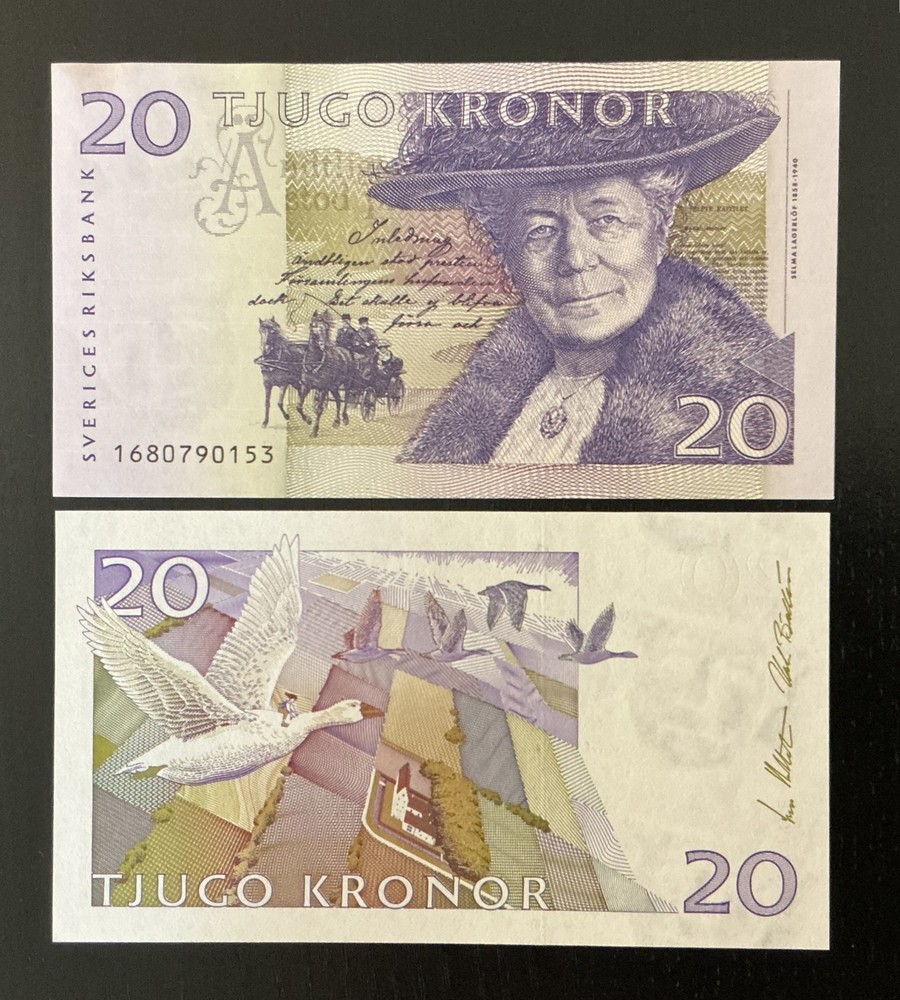 Sweden 20 kronor 2001 UNC P-63a
