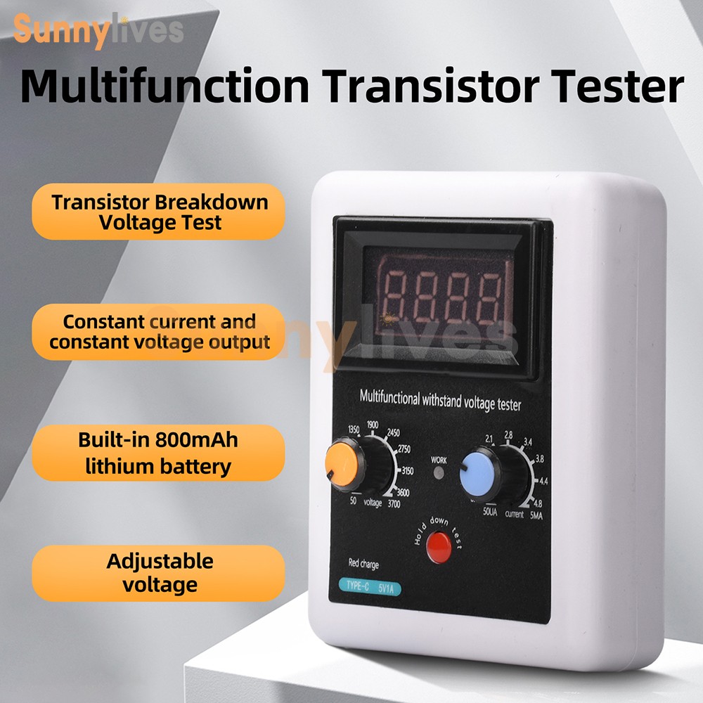 Multifunction Transistor Tester MOSFET IGBT Diode LED Meter Regulated 0-3700V