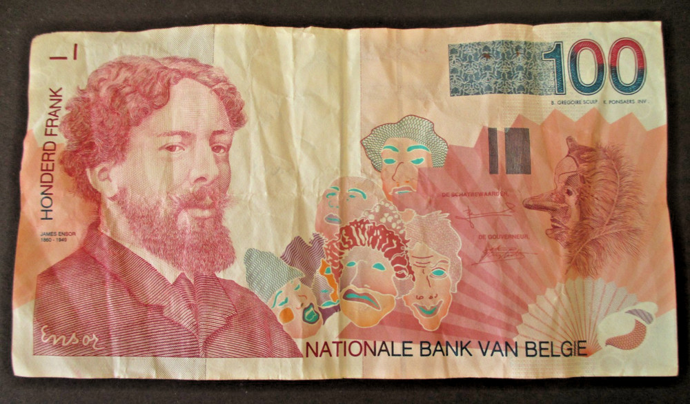 Belgium 100 FRANCS Small Note 1995-2001