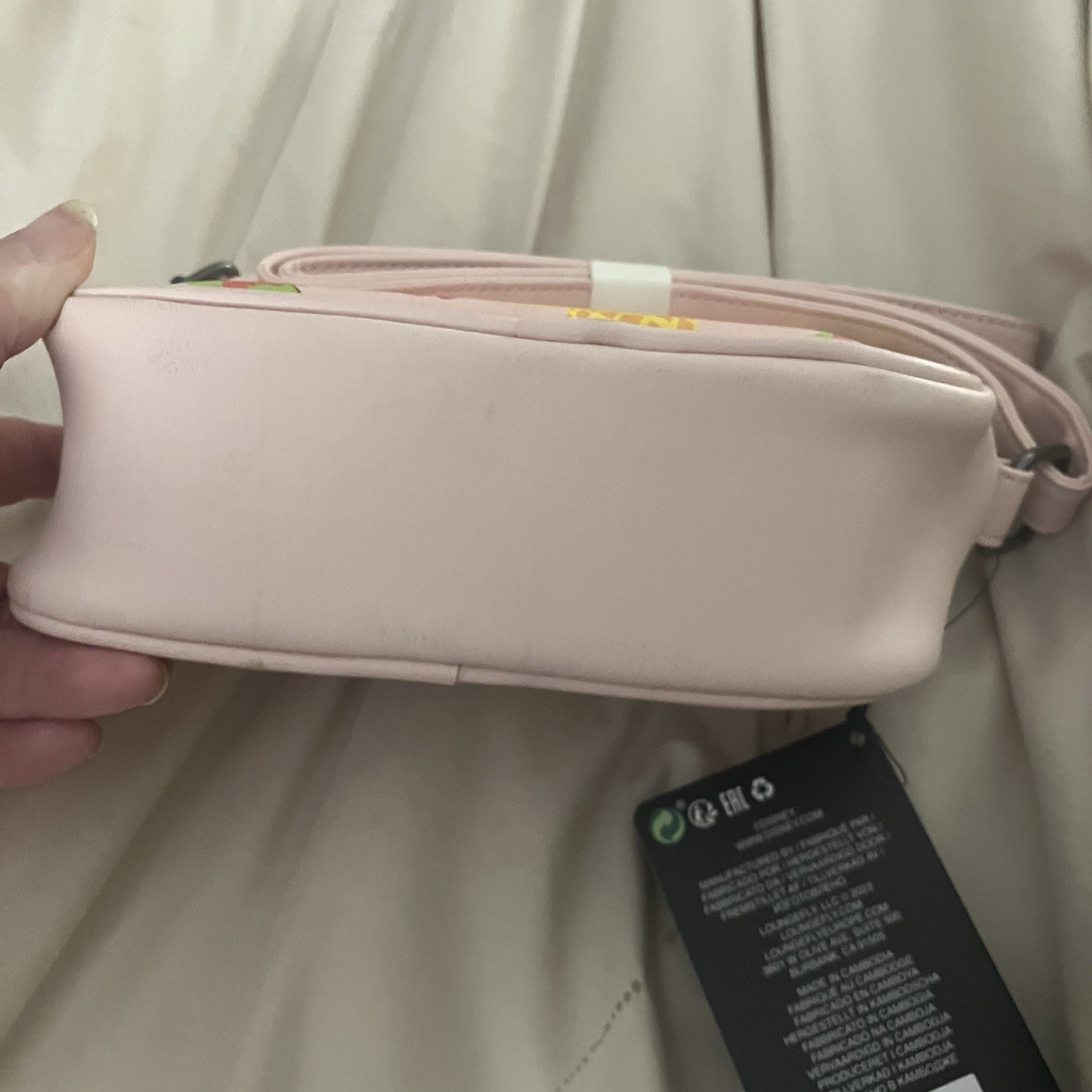 Loungefly Disney Mickey Mouse Fruits Camera Crossbody Bag New With Minor Flaws