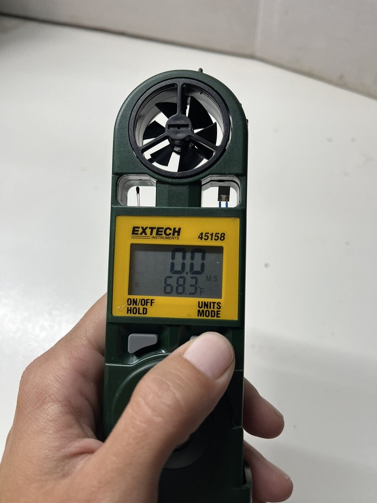 Extech 45158 Mini Waterproof Thermo Anemometer 0377977