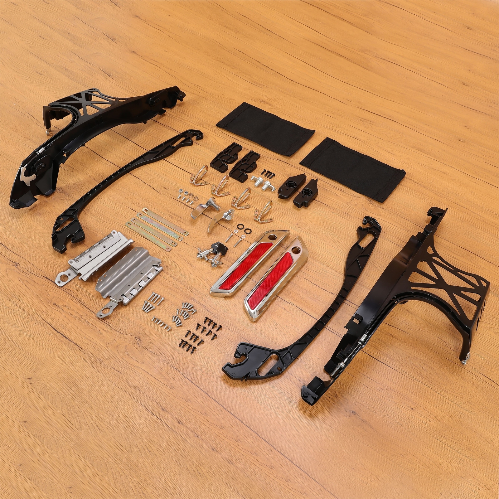 Hard Saddle bags Hardware Latch Hinge Lock Kit For Harley 2014-2023