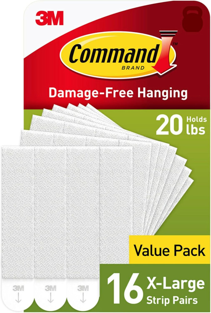 Command 20 lb X Large Heavyweight Picture Hanging Strips 32 Total Strips