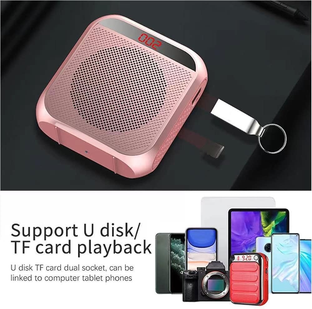 Versatile Teacher Microphone & Speaker with MP3 Playback - Convenient & Reliable