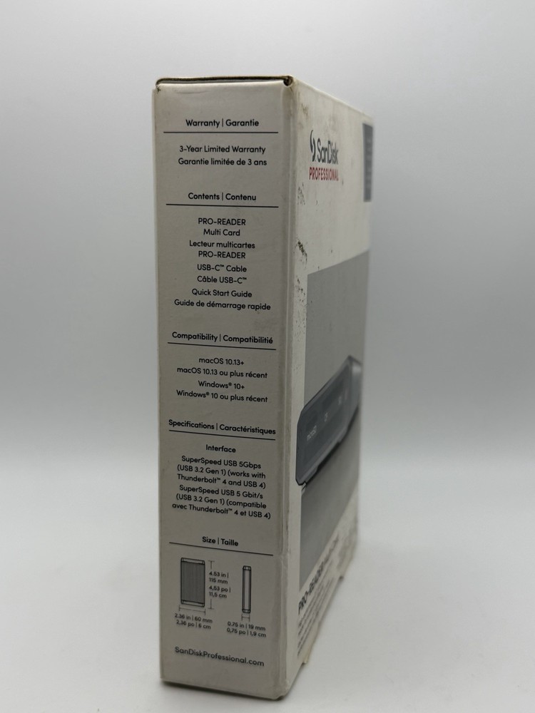 SanDisk Professional PRO READER Multi Card Reader FAST Speed *BRAND NEW / SEALED