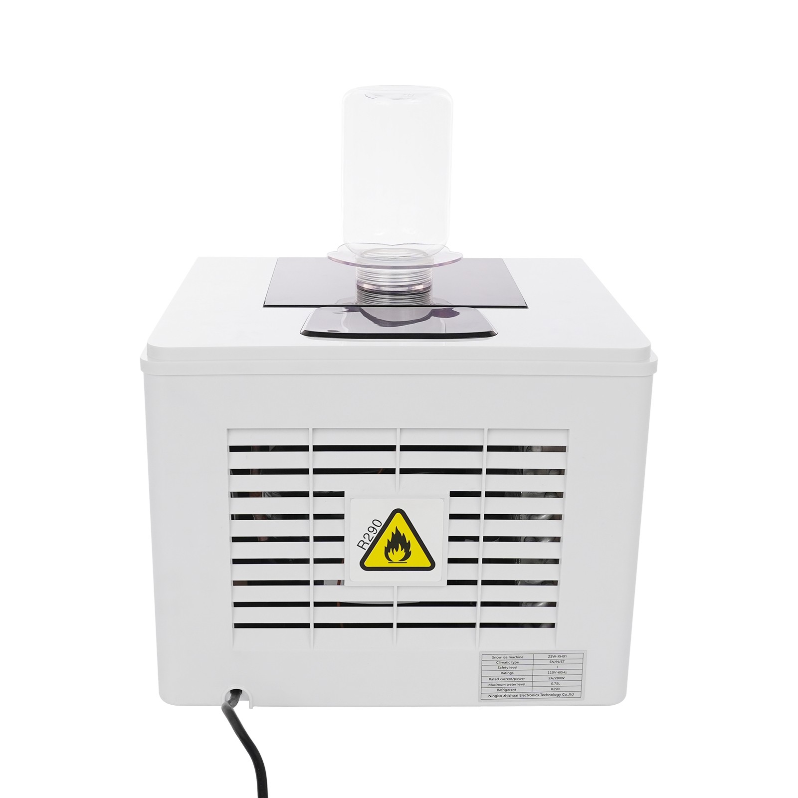 Snowflake Ice Making Machine Shaved Ice Automatic Shaved Ice Making Machine 280W