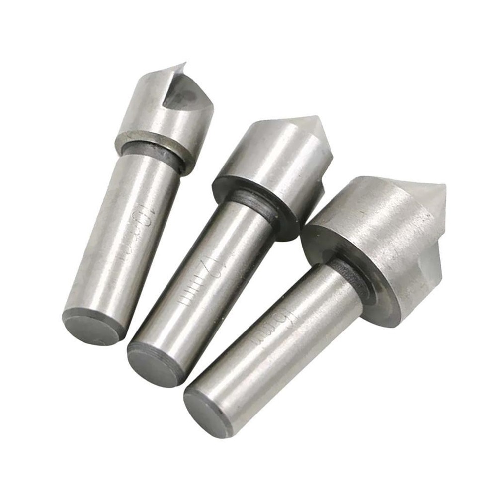 3pcs Taper End Mill HSS Chamfering Cutting Tool for