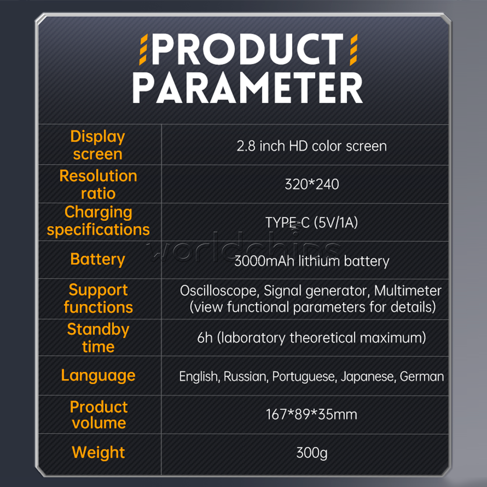FNIRSI 2C23T Handheld Digital Oscilloscope Multimeter+Function Signal Generator