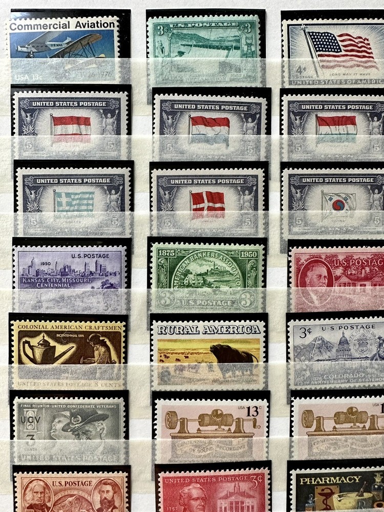 ASSORTED LOT OF 35 US POSTAGE STAMPS