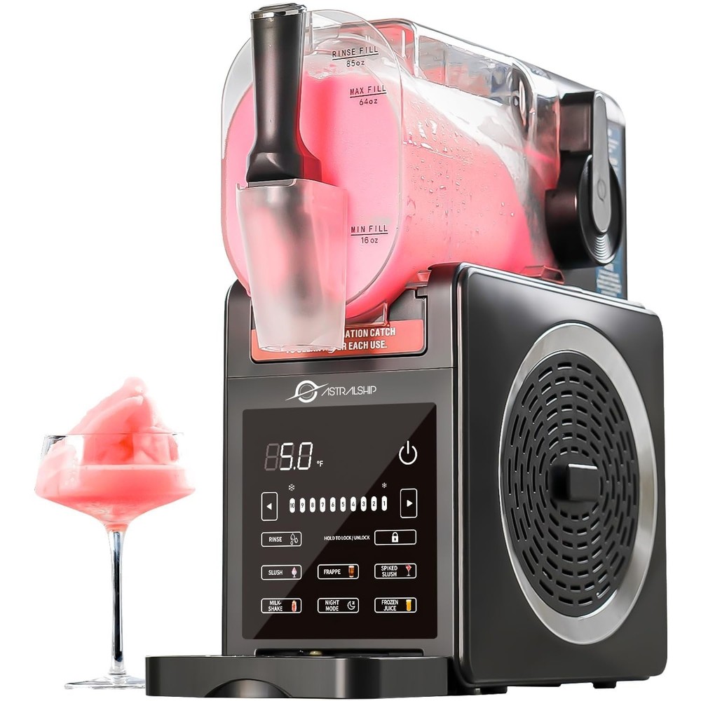 85oz Frozen Drink Maker with 6 Preset Programs, Smart Temp Control, Rinse, Lo...