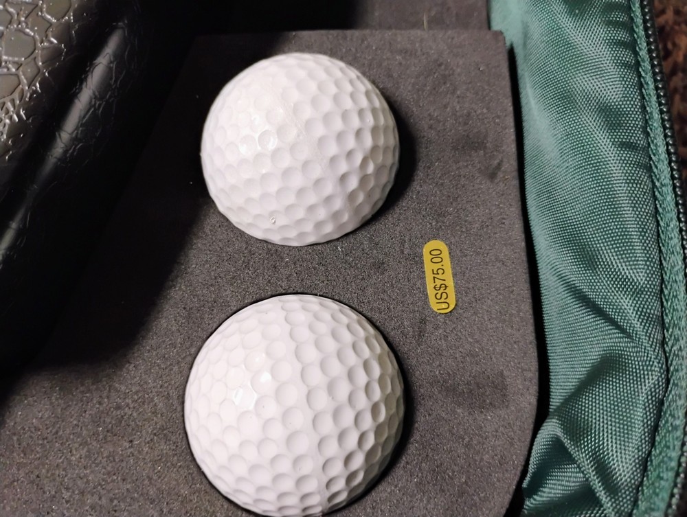 JORDAN MARK (JM) PRACTICE PUTT RETURNER SET. Green Case Included