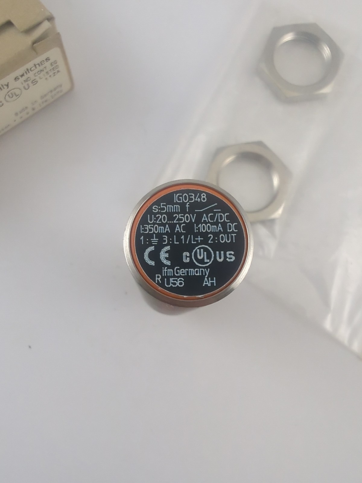 IFM Efector IG0348 Inductive Proximity Sensor